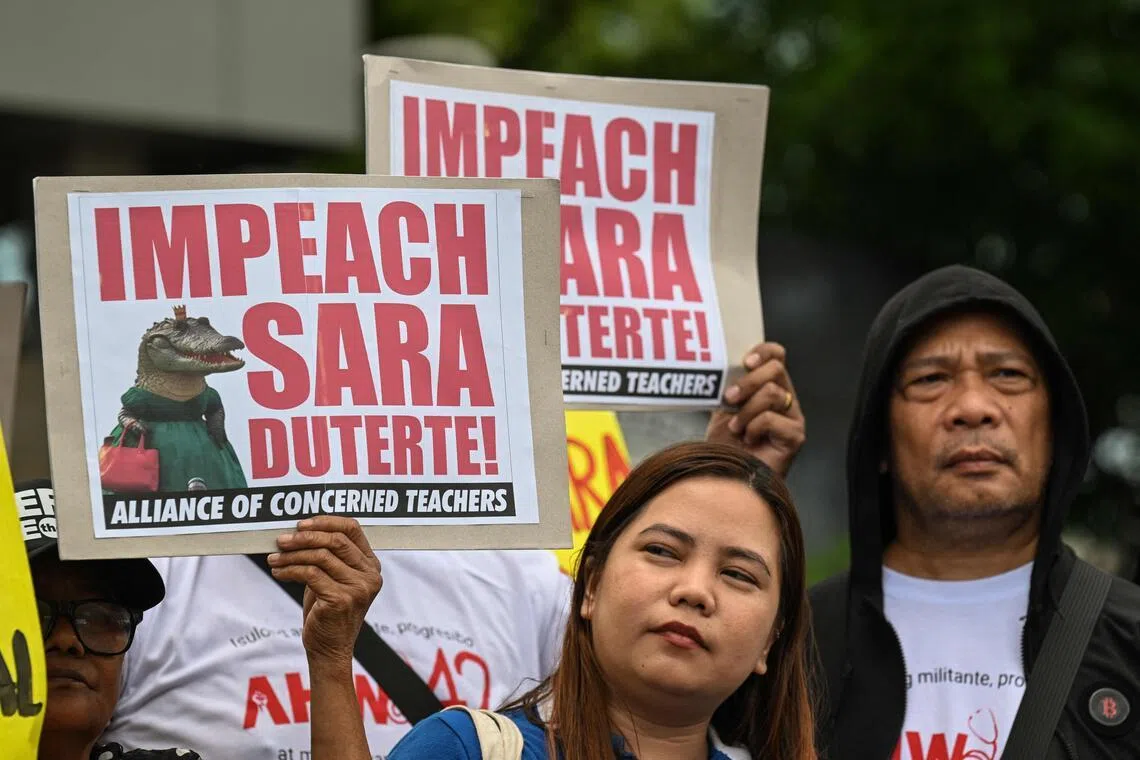 Philippine house panel finds probable cause to impeach Vice-President Sara Duterte