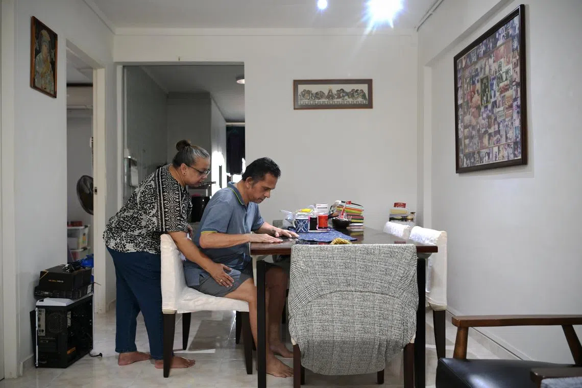 vldementia/ST20230927_202302301636/Ng Sor Luan/Feature on the toll on a caregiver of a dementia sufferer: Jacinta takes care of her husband, who is almost non-verbal after his early dementia.