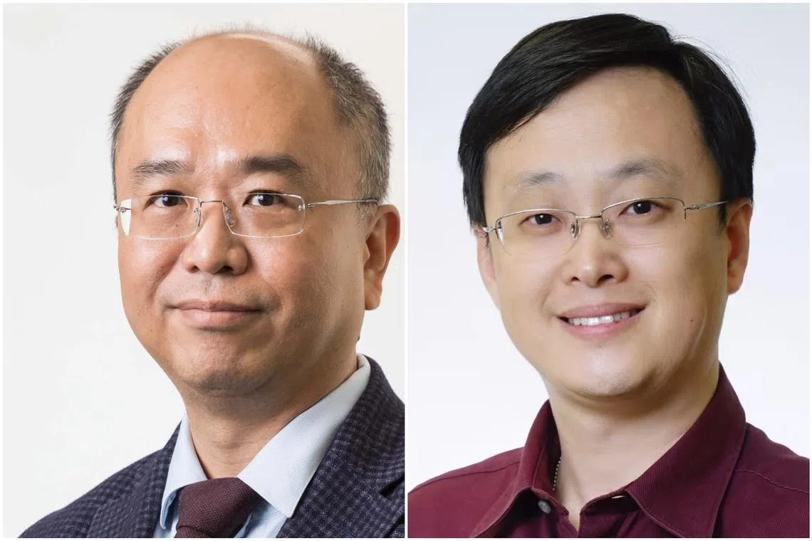 Associate Professor Yow Cheun Hoe (left) was appointed acting head of Chinese after former department head Associate Professor Qu Jingyi was accused of plagiarism.