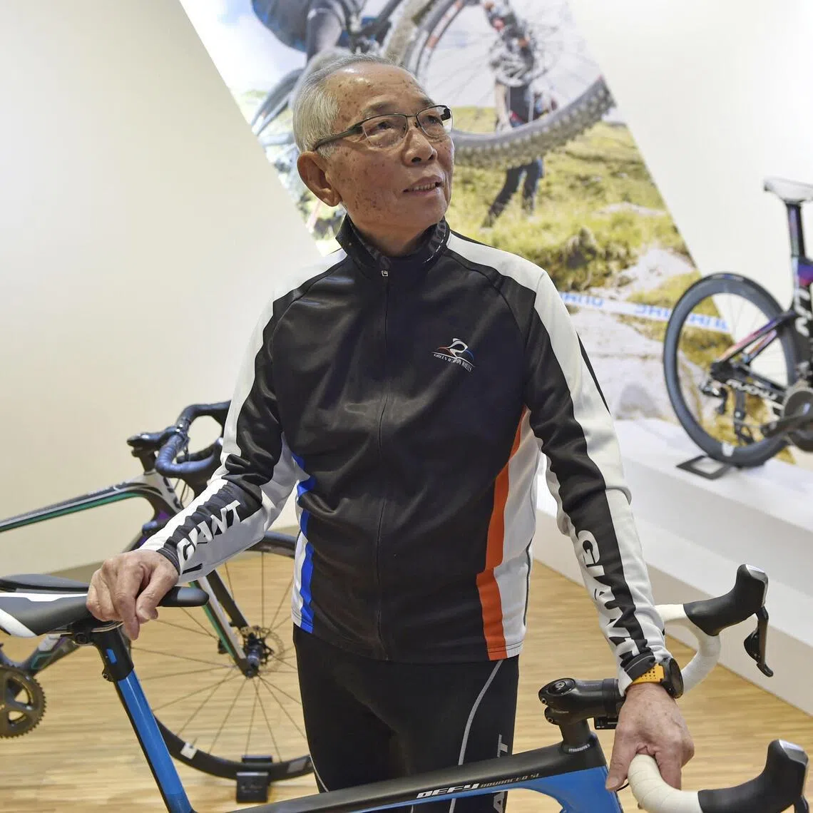 Giant founder King Liu was already 73 when he got into cycling seriously.
