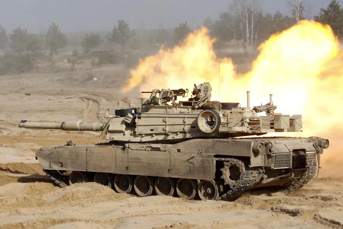 Washintong said this week it would supply Ukraine with 31 of its most advanced battle tanks.