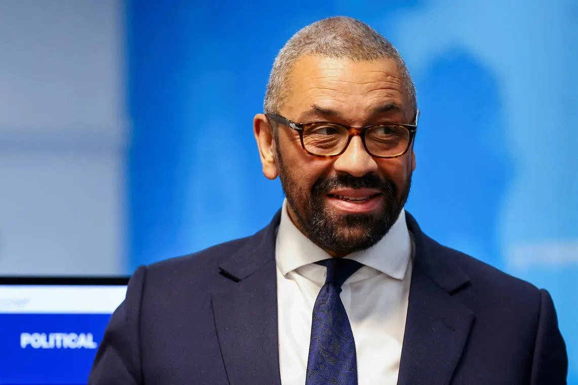 British Foreign Secretary James Cleverly urged China to be more open about the biggest military build-up in peacetime history.