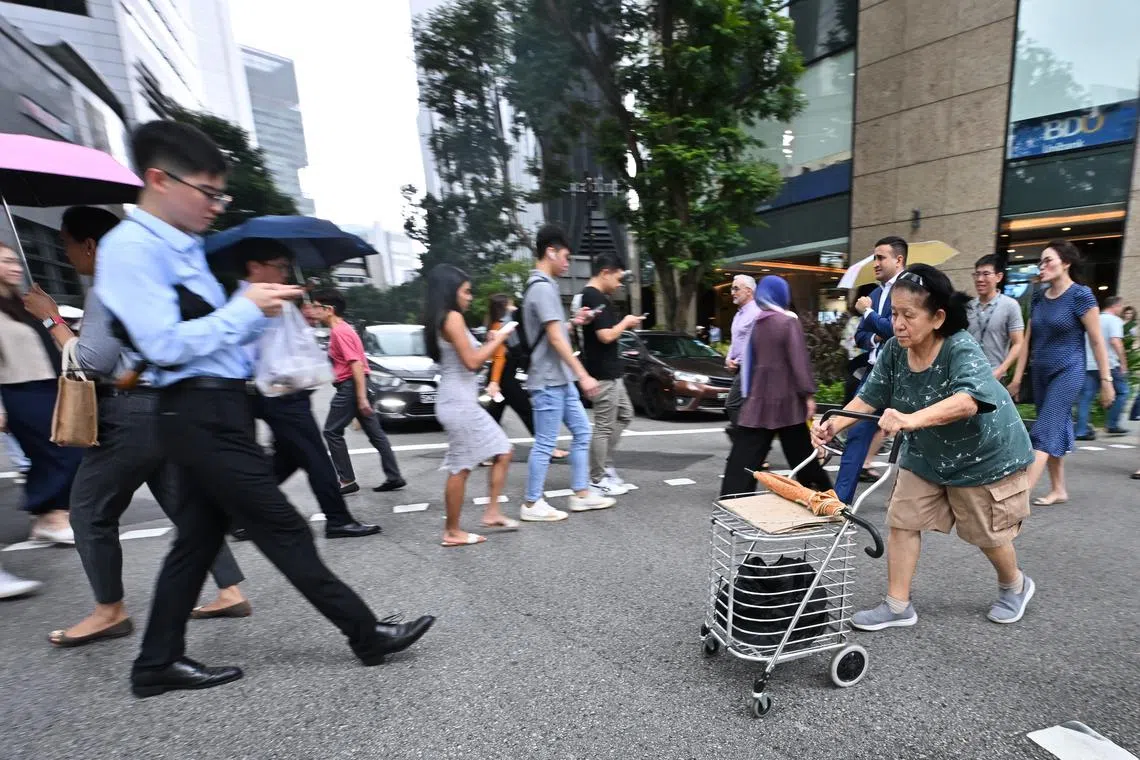 DPM Lawrence Wong noted that Singapore does better than advanced economies in terms of the benefit-to-tax ratio.