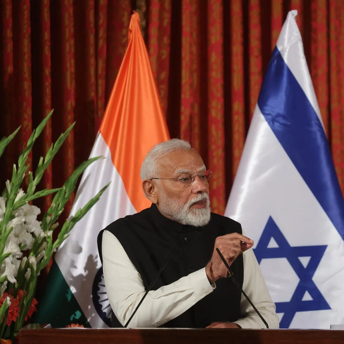 India’s opposition groups criticised Prime Minister Narendra Modi for his Israel trip last week, saying it gave tacit approval for subsequent air strikes in Iran.