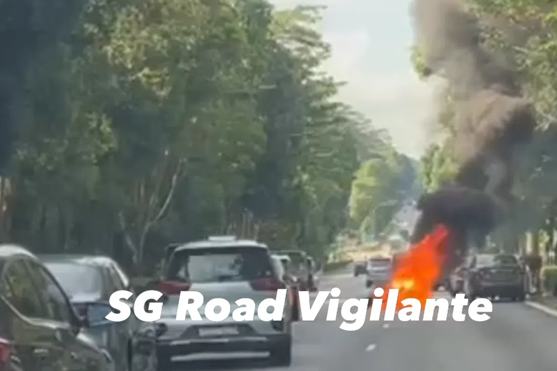 The accident happened at 9.10am on the BKE towards PIE, said the police. 