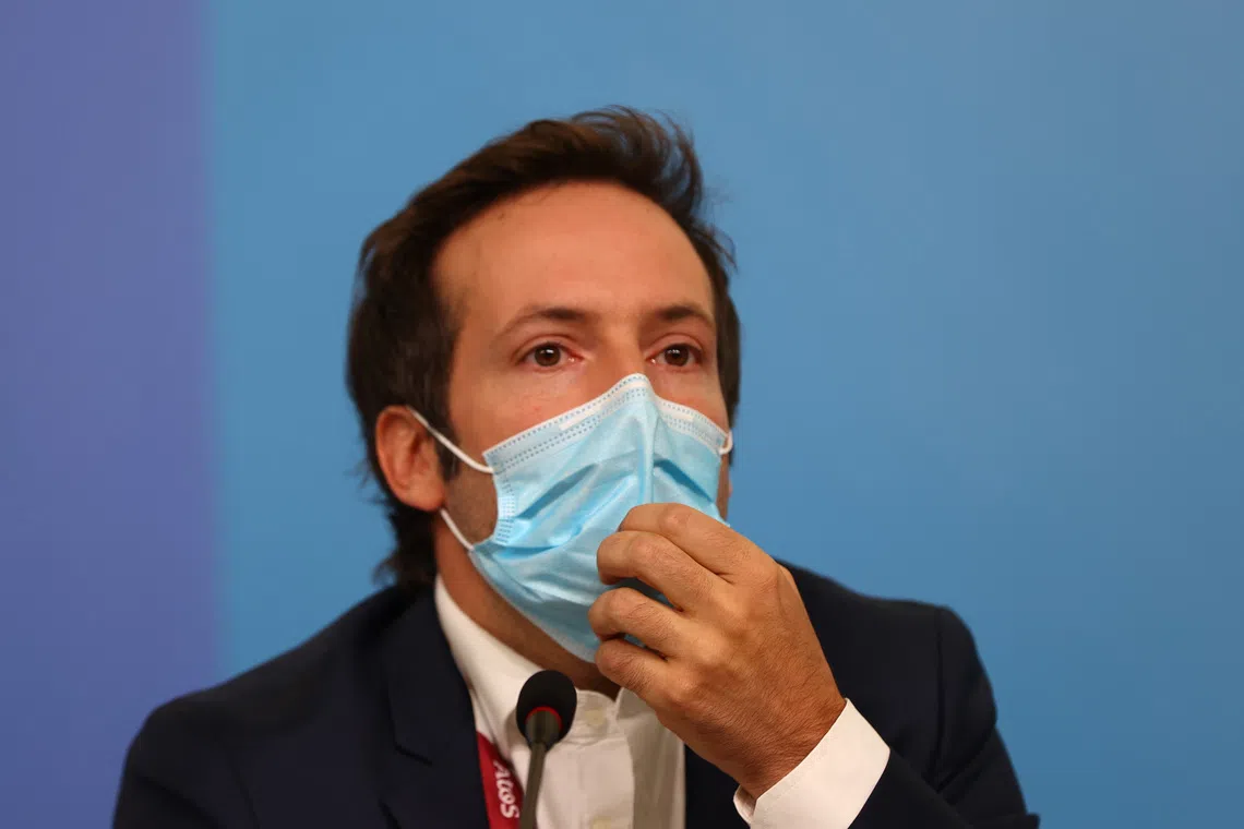 FILE PHOTO: Tokyo 2020 Olympics - Doping Press Conference, Tokyo, Japan - July 22, 2021 ITA Director General Benjamin Cohen during a press conference REUTERS/Leonhard Foeger/File Photo