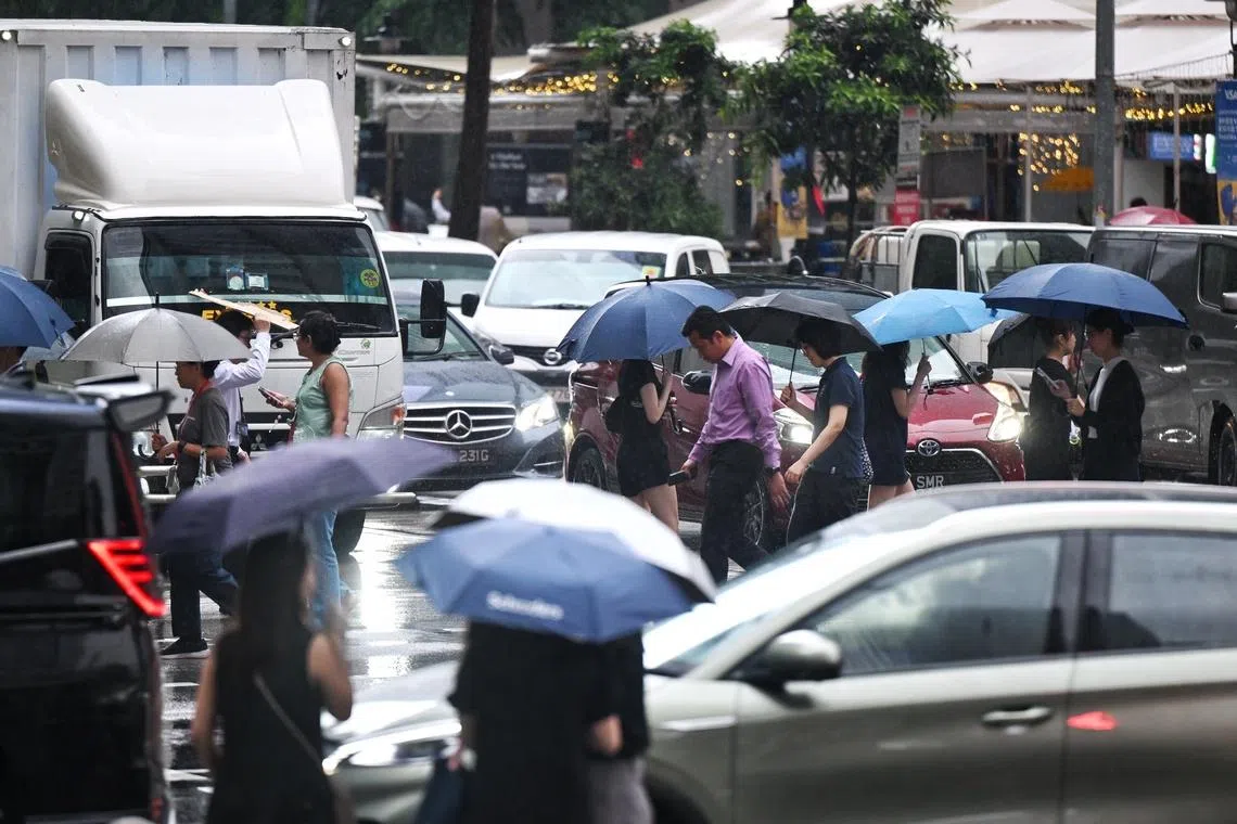 A monsoon surge usually happens in Singapore during the wet phase of the north-east monsoon season, which is in December and January.