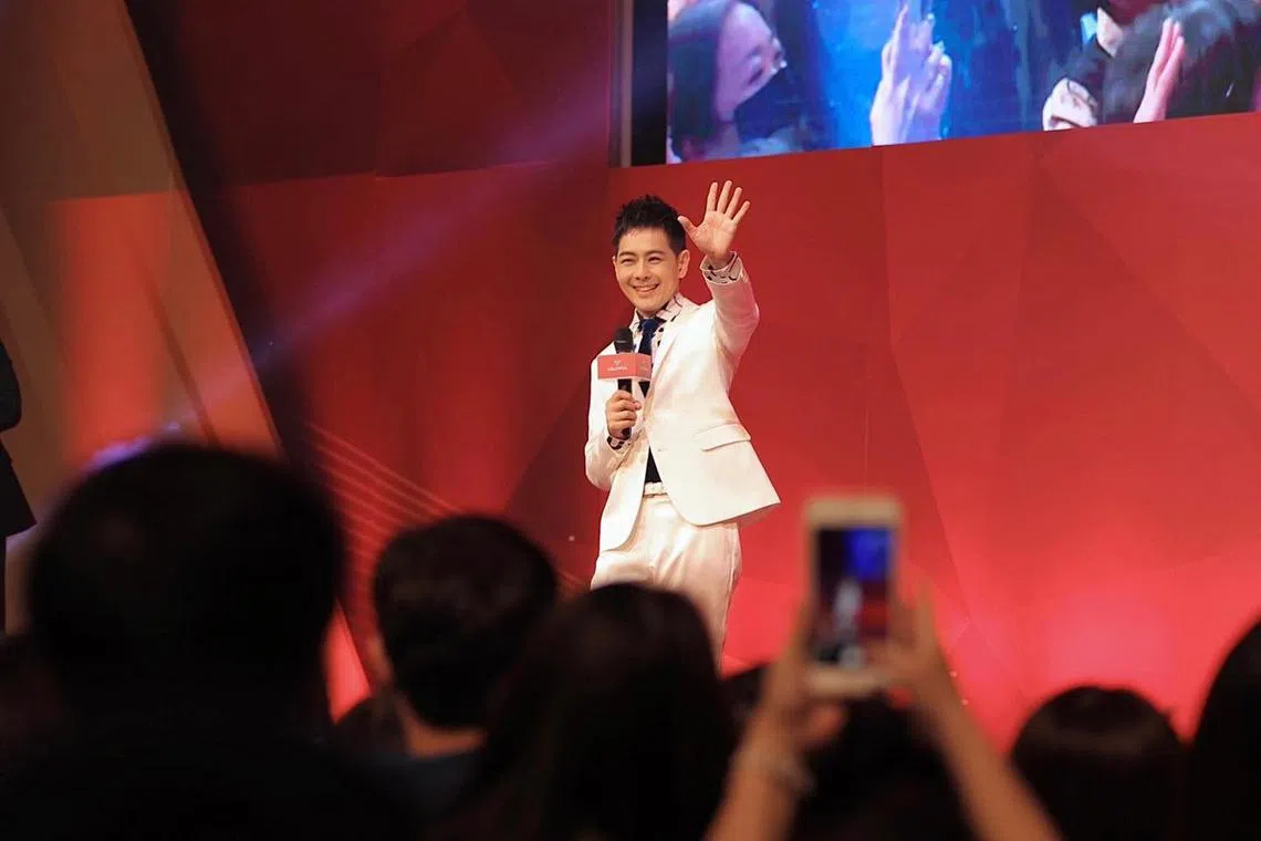 Jimmy Lin said he was happy meeting his fans again on Sunday.