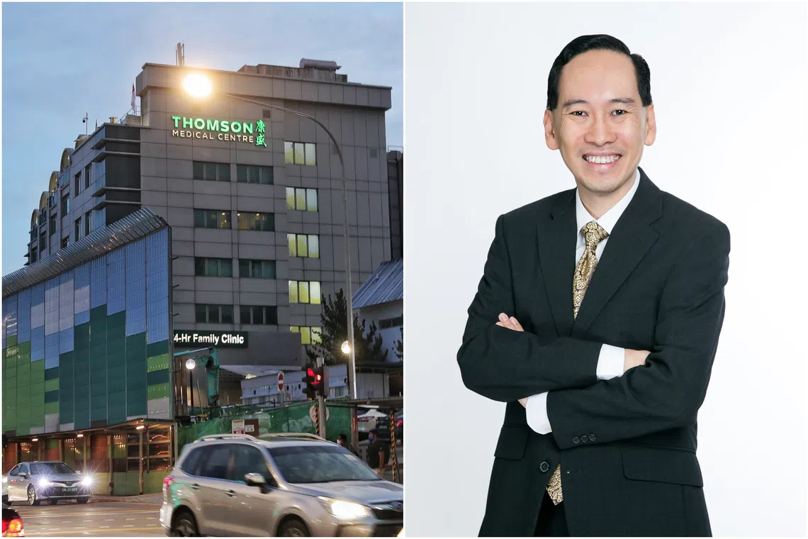 Mr Lee Suen Ming (right) will take over from Dr Daniel Lee from Nov 1.