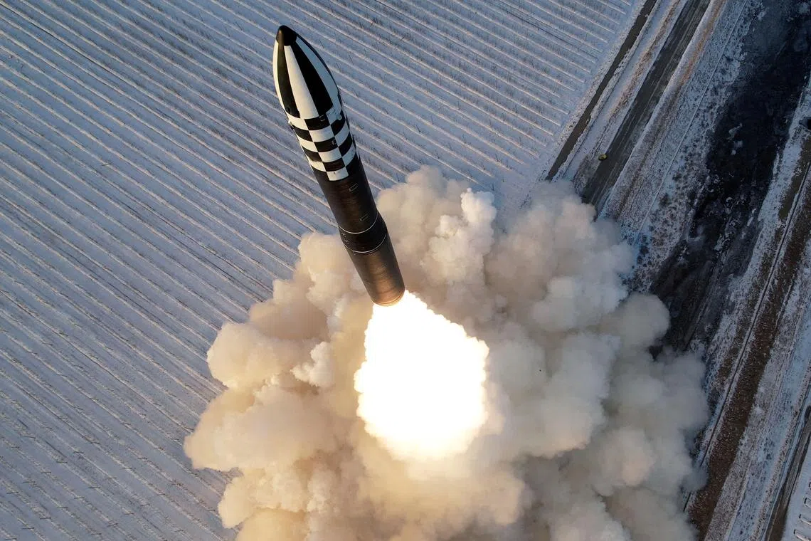 The Dec 18 missile launch marked North Korea’s fifth ICBM test in 2023 alone.