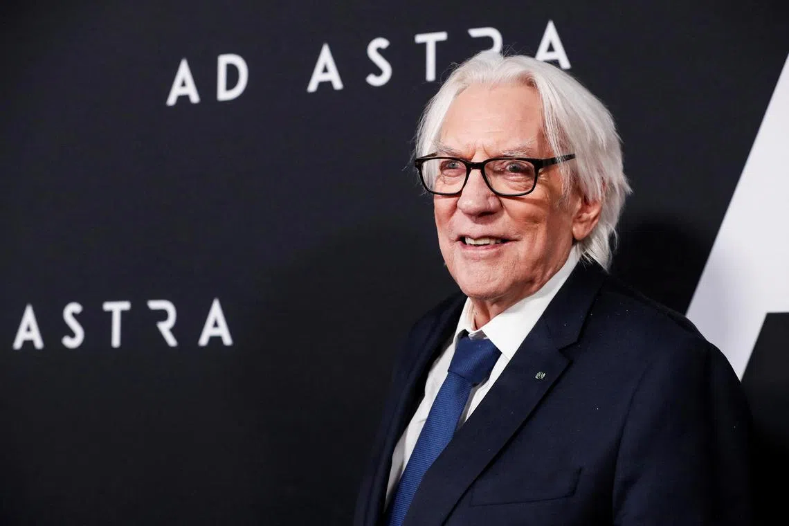 Donald Sutherland's career spanned the 1960s to the 2020s, and he won a new generation of fans with his role as the villainous President Coriolanus Snow in the Hunger Games series.