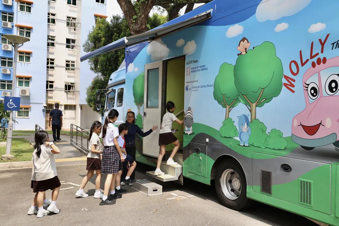 Over the past decade, the mobile library service has chalked up nearly 1.56 million book loans.
