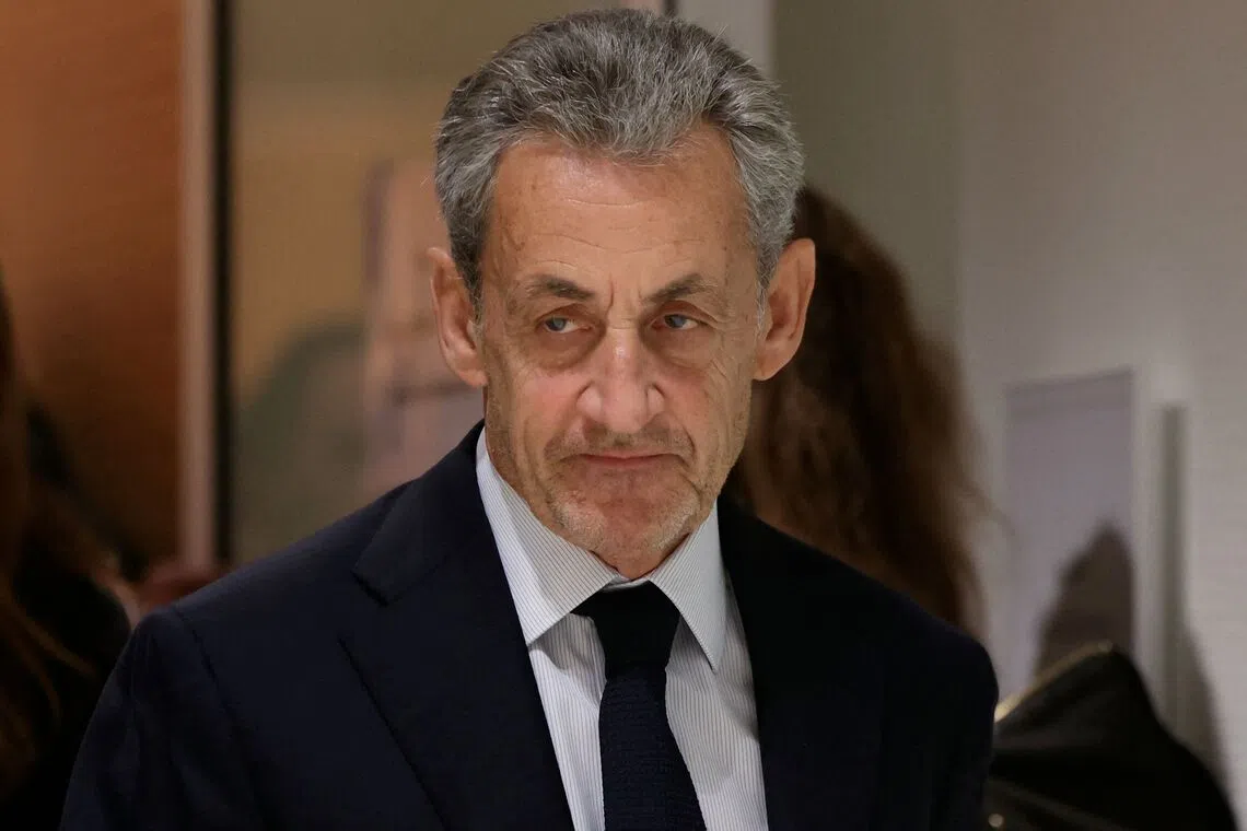 Former French president Nicolas Sarkozy was handed a five-year sentence for criminal conspiracy.
