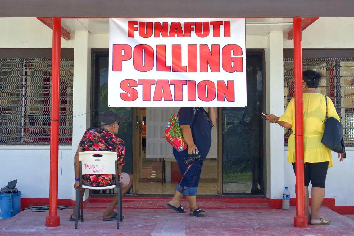 The election result in Tuvalu had been delayed by three weeks.