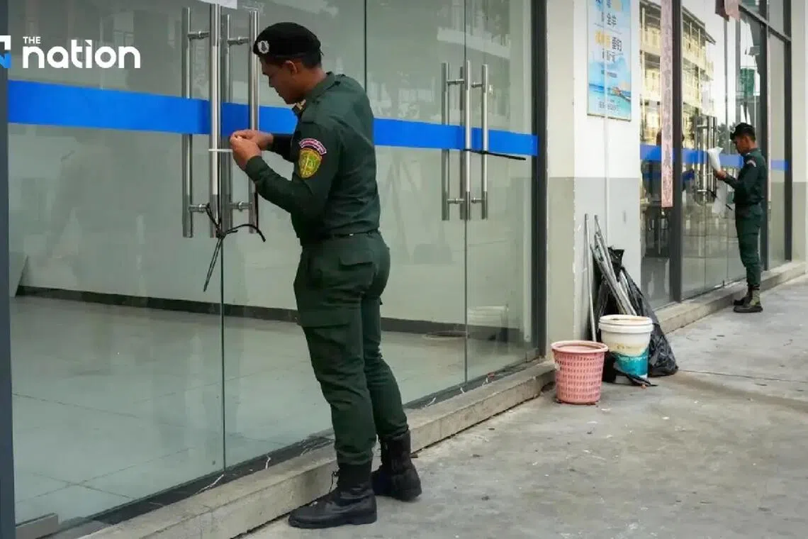 A major scam compound in Cambodia has been found abandoned, sparking suspicions that the operators have fled to neighbouring countries.