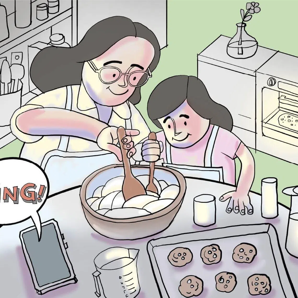 There was something comforting about putting a few ingredients into a bowl and waiting to see what happened. 