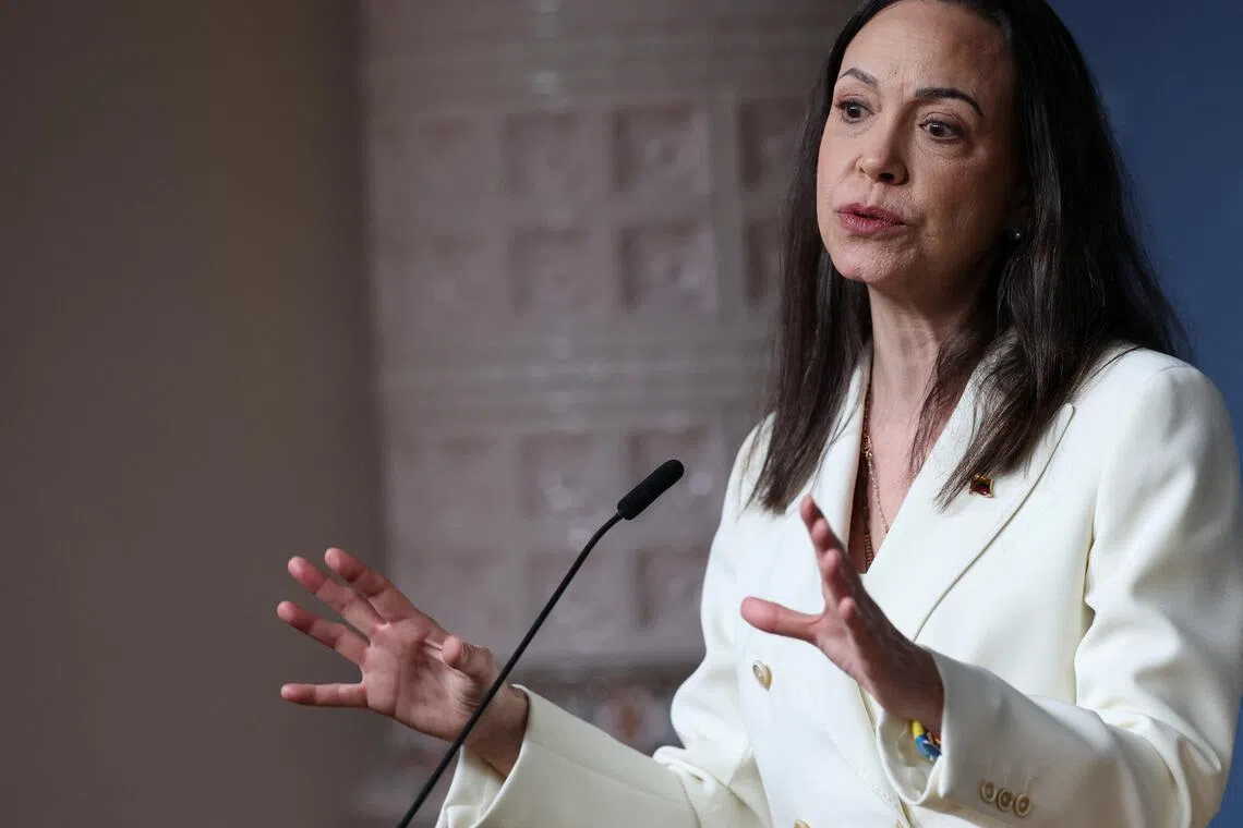 Nobel winner Machado suffered vertebra fracture leaving Venezuela