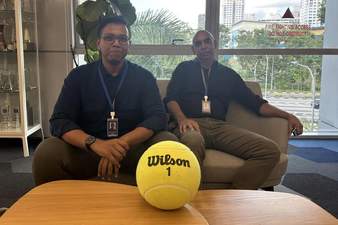 ST’s sports correspondent Sazali Abdul Aziz (left) chats with ST assistant sports editor Rohit Brijnath about the tournament’s withdrawals and shocks.