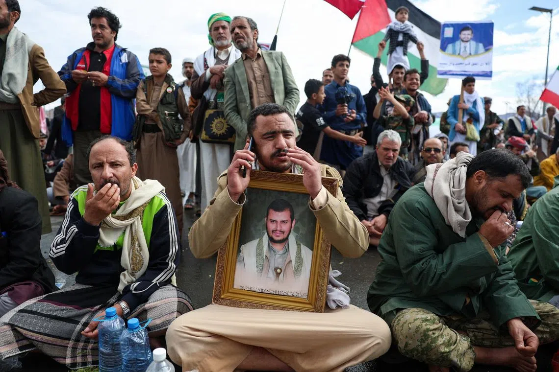 Yemen's Houthis say 'fingers on the trigger' as US-Israeli war on Iran widens