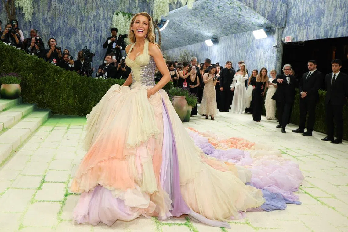 Actress Blake Lively attended the Met Gala just hours after she settled a major court case.