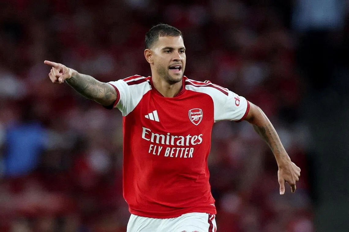 Bruno Guimaraes signed for a reported £75 million (S$129 million) from top-flight rivals Newcastle last week.