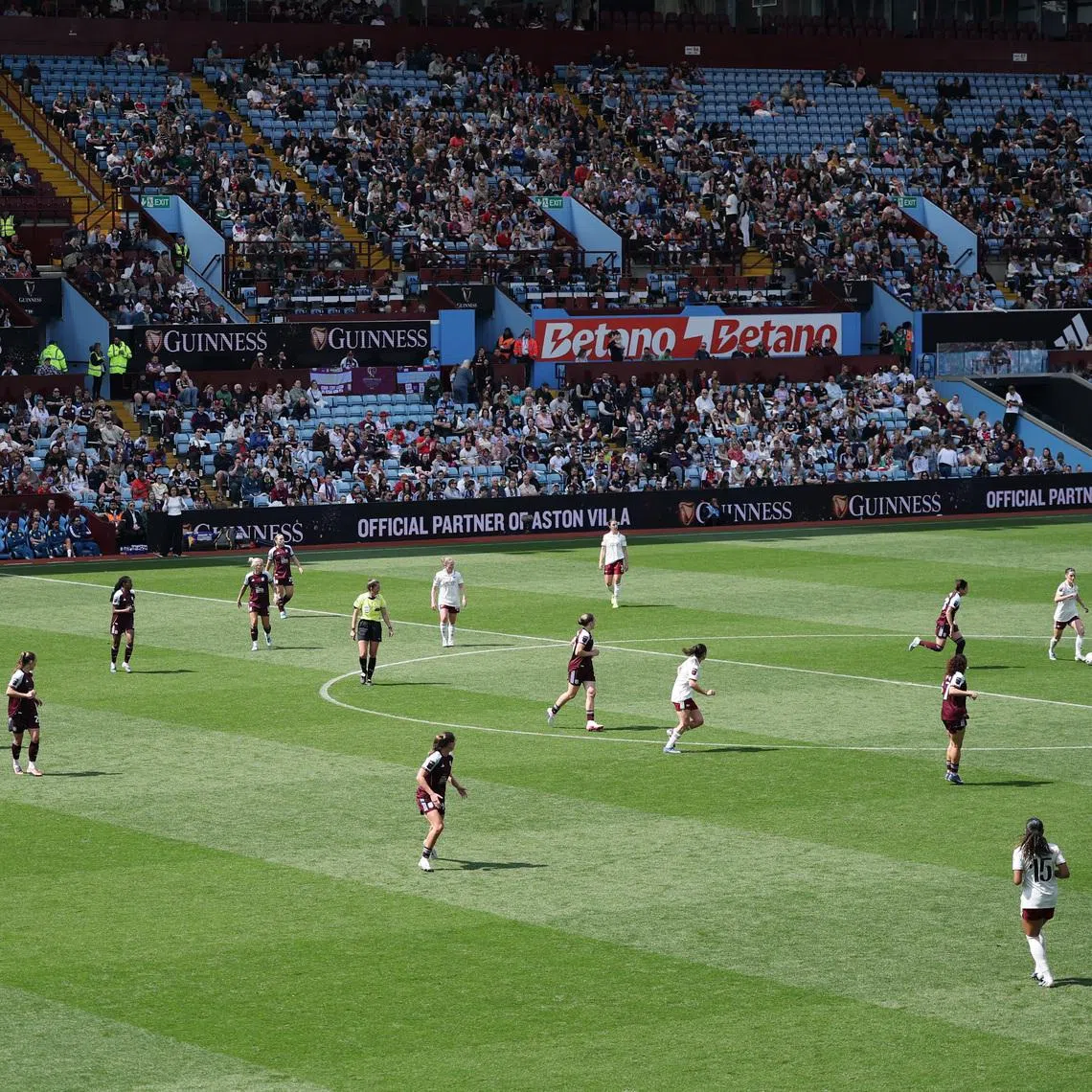 FILE PHOTO: Soccer Football - Women's Super League - Aston Villa v Arsenal - Villa Park, Birmingham, Britain - May 9, 2026 General view inside the stadium. Action Images via Reuters/Andrew Boyers/File Photo