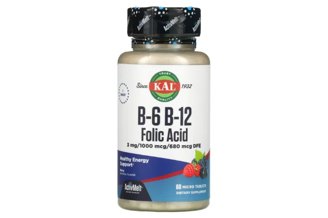 KAL B-6 B-12 Folic Acid Berry