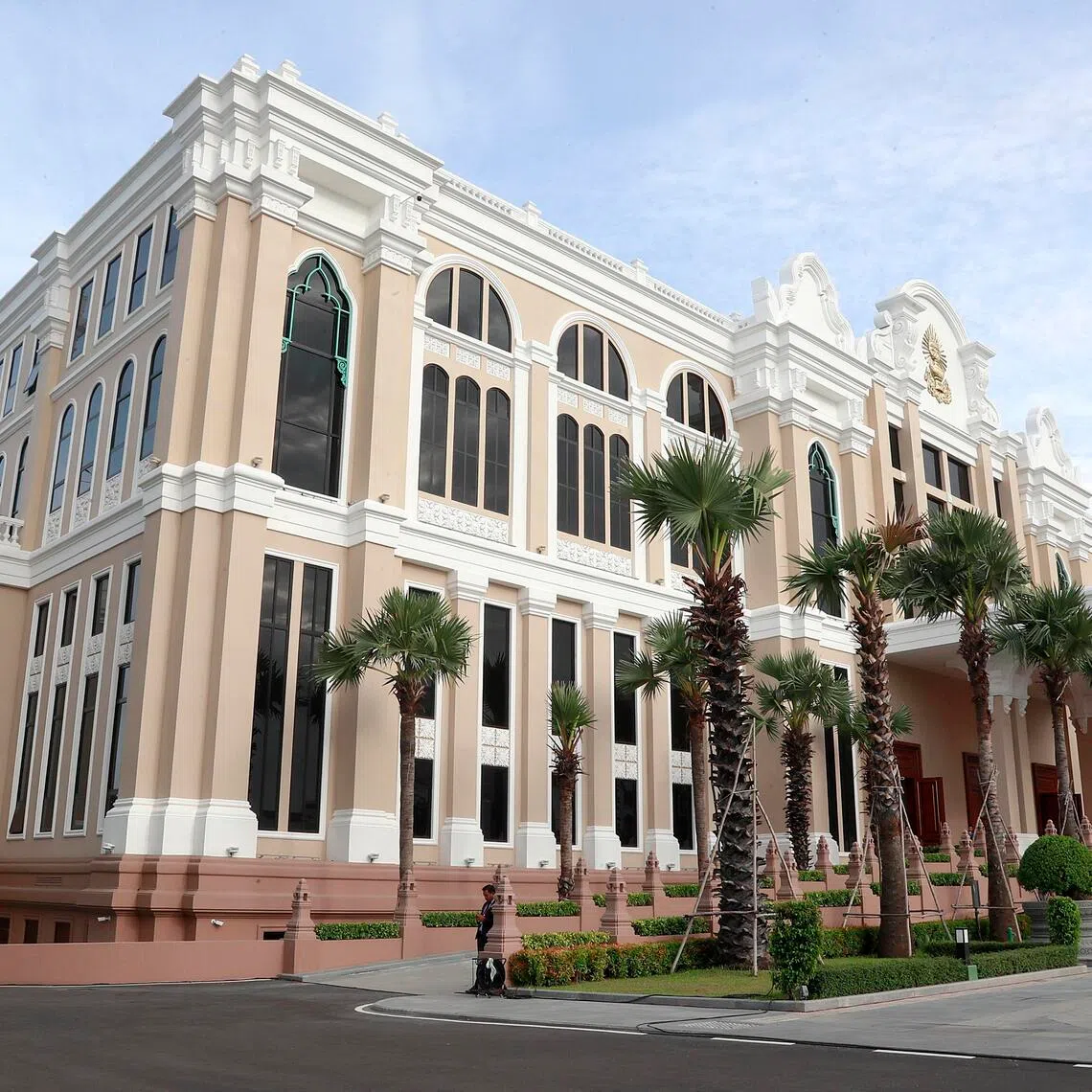 The four-and-half-storey Solidarity Palace building has a helipad on the roof and will mainly be used to host overseas visitors.