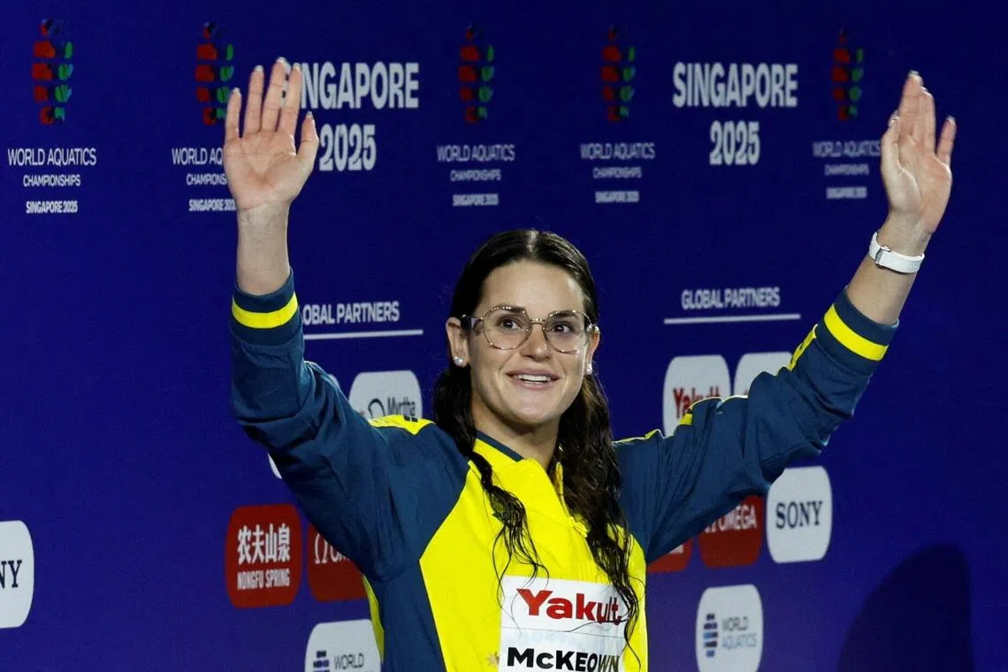 Five-time Olympic swimming champion Kaylee McKeown has been sidelined with glandular fever and a broken wrist.