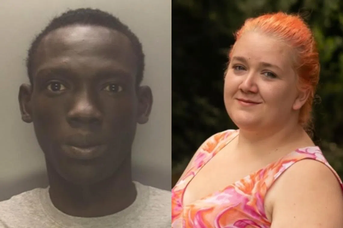 Deng Chol Majek (left) entered the UK by small boat less than three months before murdering mother-of-one Rhiannon Whyte by stabbing her 23 times.