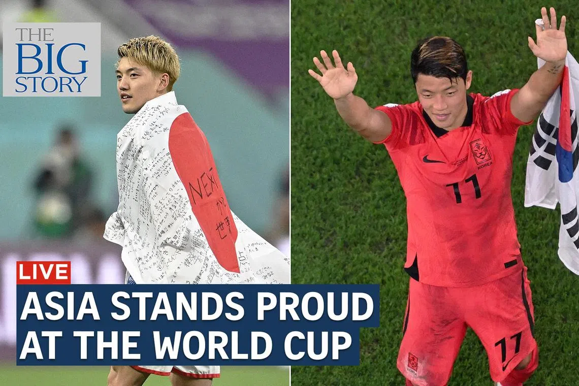 For the first time, Asia could have two teams in the quarter-finals of a World Cup.