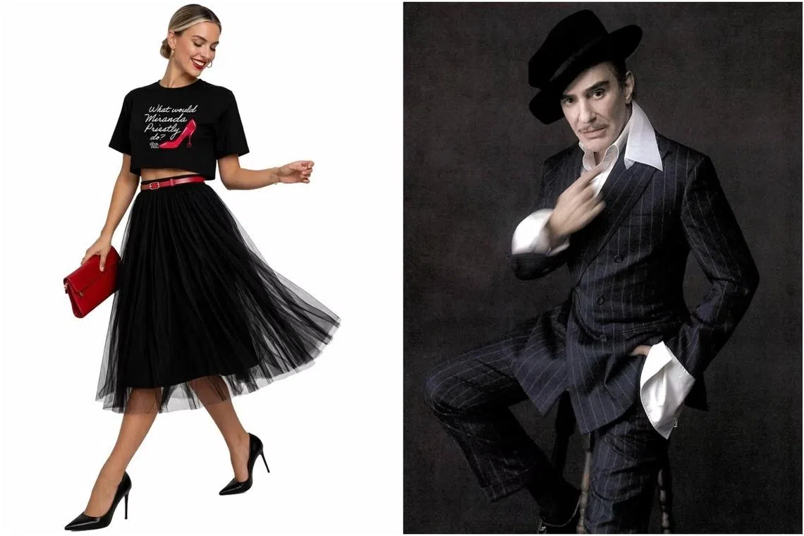 Target's The Devil Wears Prada collection (left) has drawn ire and outrage for everything it represents.