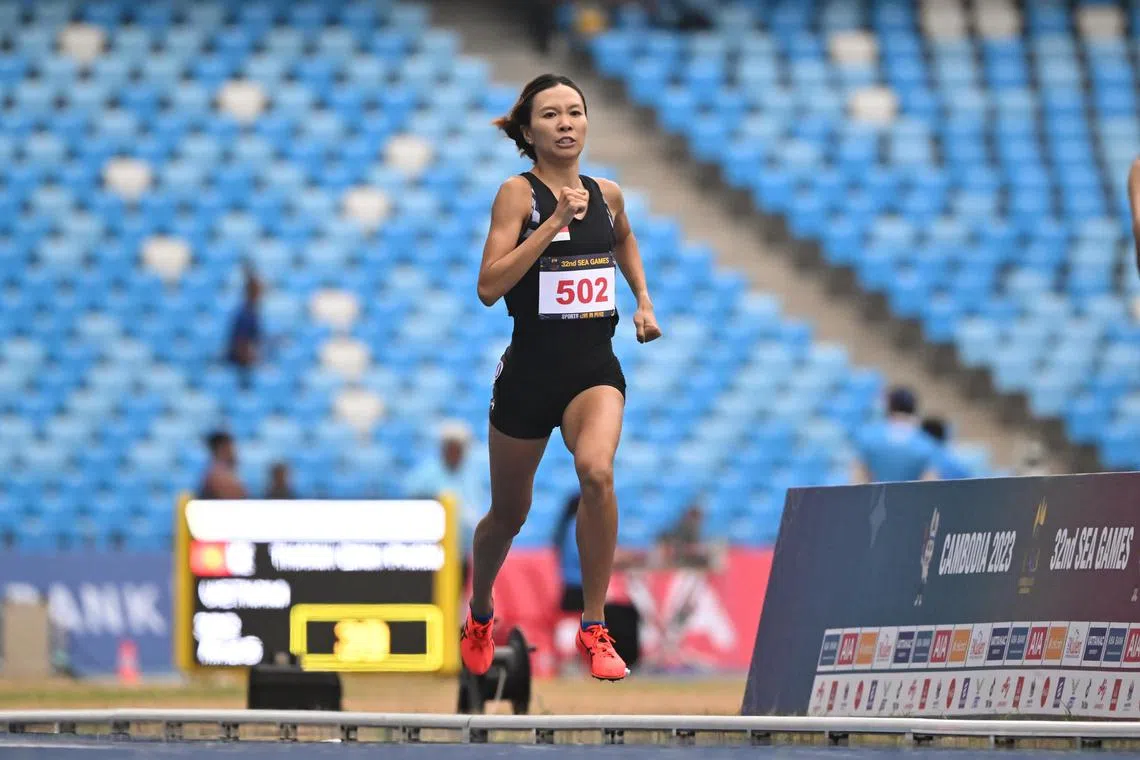 Goh Chui Ling prayed for bravery and found it during her 1,500m run at the SEA Games in 2023. 