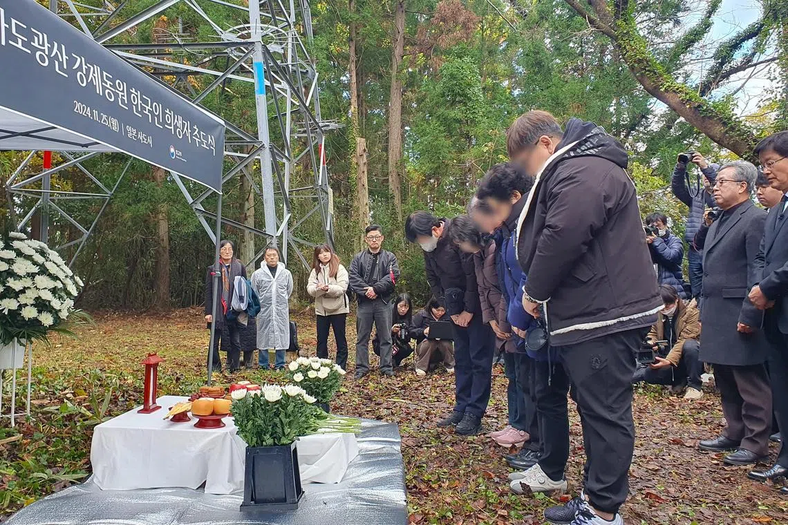 The memorial event was attended by the descendents of the original labourers, as well as some government officials.