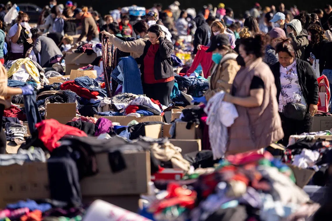 The donation centre in nearby Arcadia received so many donations it is turning some away.