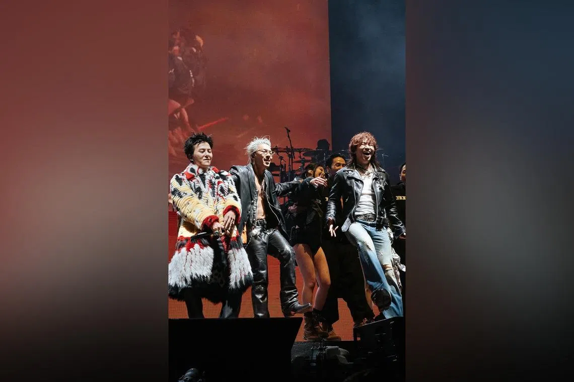 The Coachella set was Big Bang's first full-scale group performance since the Last Dance tour in 2017.