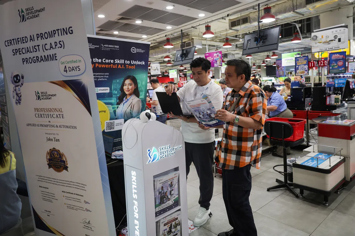 As AI changes the scope and prospects of different job roles, workers will need guidance on the type of training they need, says the writer.