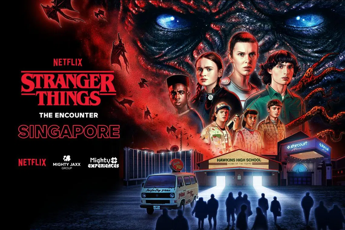 Experience the Netflix hit series Stranger Things in person in Singapore at Bugis+. 