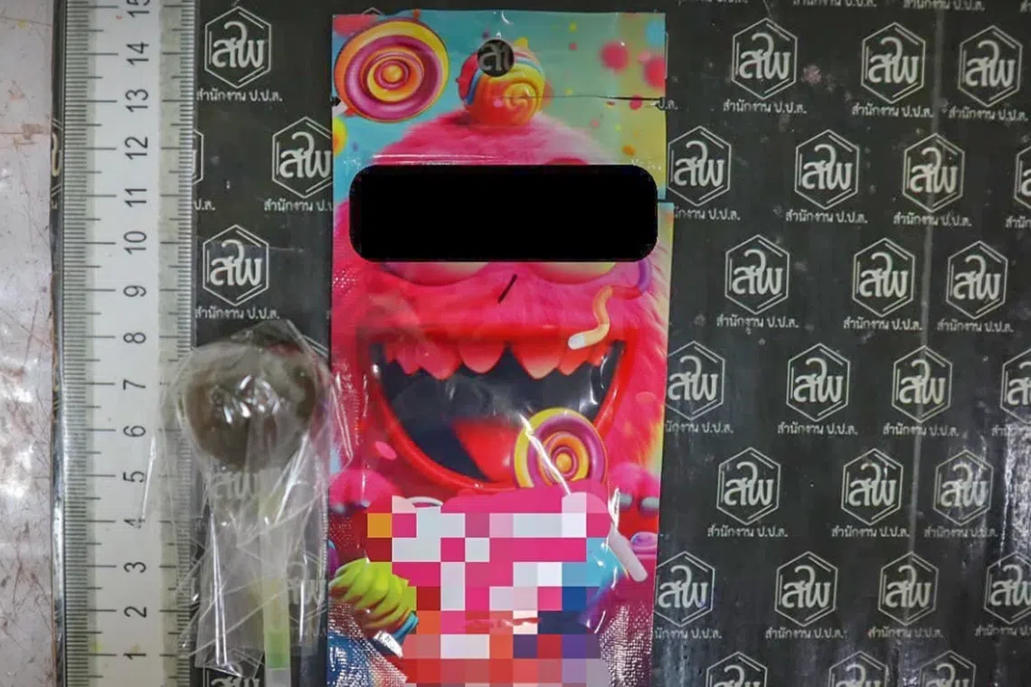 The drug candy goes by the street names of “party lollipops” or “drunk lollipops”, and are being sold openly on social media channels. 