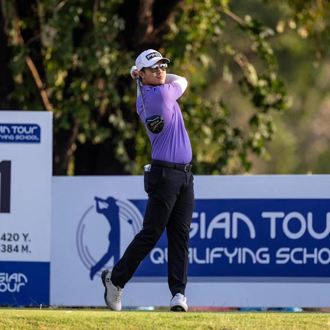 Gregory Foo of Singapore, who plays on the Asian Tour,  once had a round of six birdies and one eagle. 
