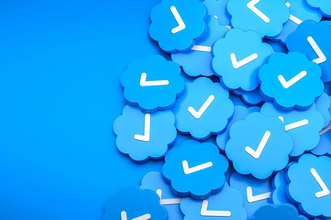 Little blue ticks for goodness sake? Despite ubiquitous fakeness, we really do care about authenticity. 