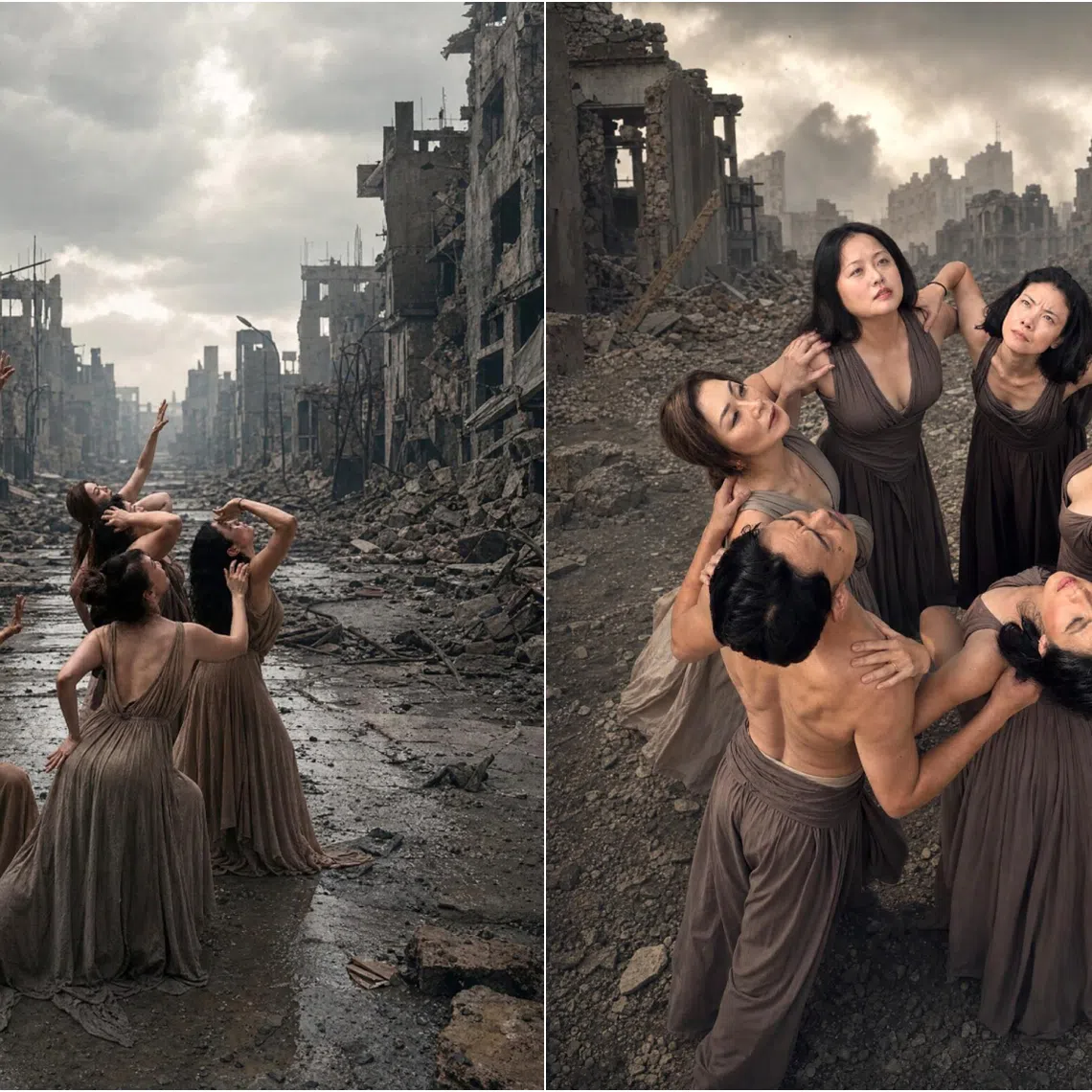 Dancers from Flamenco Sin Fronteras and contemporary artists perform in Tierra Rota, Alma Viva (Broken Earth, Living Soul)