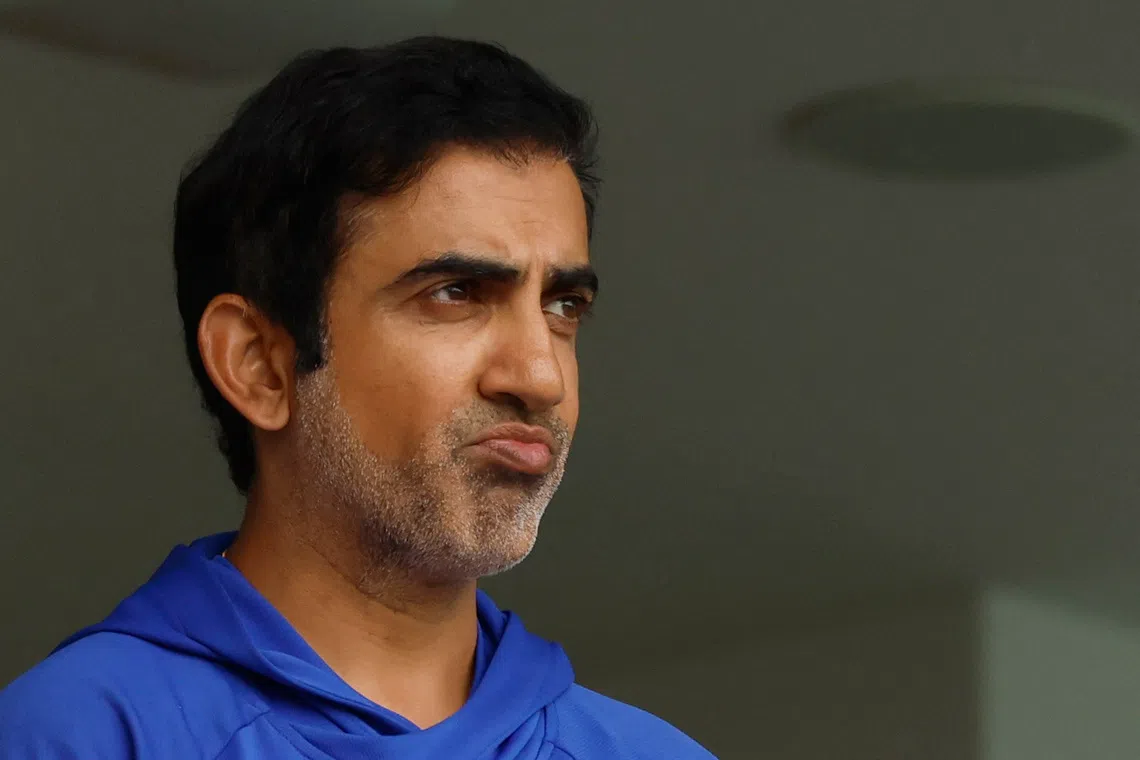 Cricket - International Test Match Series - Fifth Test - India Practice Session - Kia Oval, London, Britain - July 30, 2025 India head coach Gautam Gambhir looks on during practice Action Images via Reuters/Peter Cziborra
