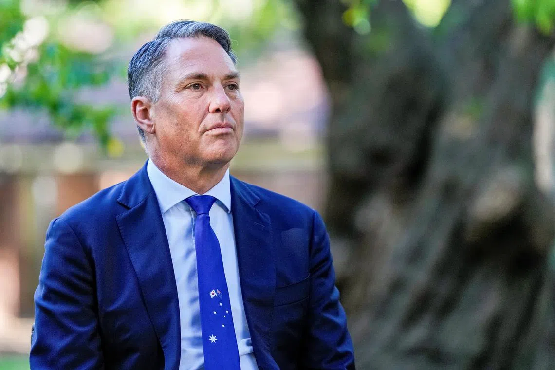 FILE PHOTO: Australia's Deputy Prime Minister and Defence Minister Richard Marles looks on ahead of the Australia and South Korea Foreign and Defence Ministers' meeting in Melbourne, Australia, May 1, 2024. REUTERS/Asanka Brendon Ratnayake/File Photo