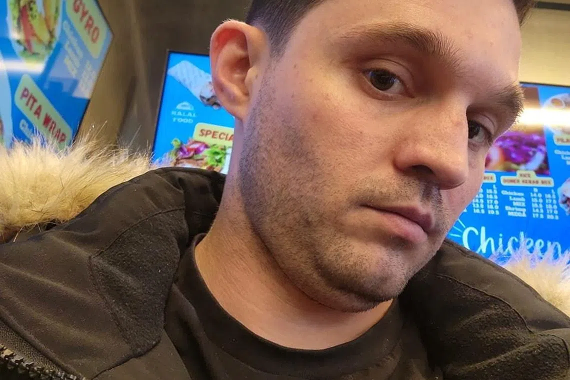 FILE PHOTO: Gordon Black, a U.S. serviceman detained in Russia, poses for a selfie in this picture obtained from social media, in an unspecified location, released on February, 2023.  Gordon Black Via Facebook/via REUTERS/File Photo