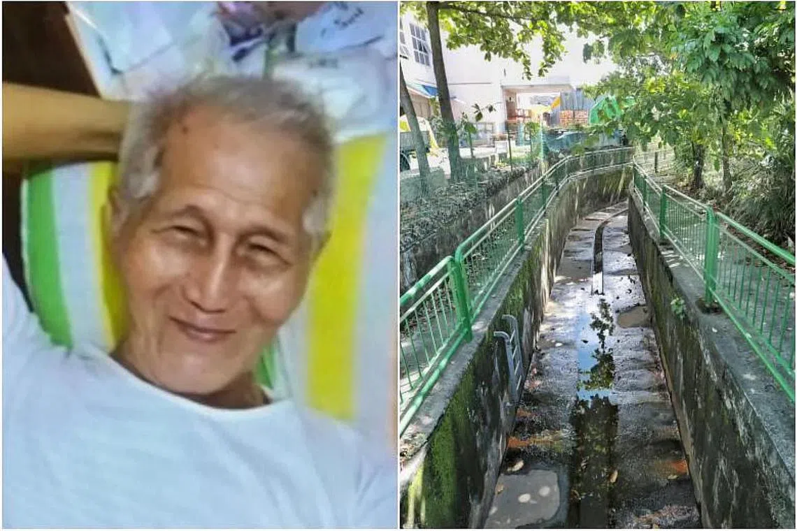 Mr William Leck Swe Chua was found dead in a drain in Hougang in January.