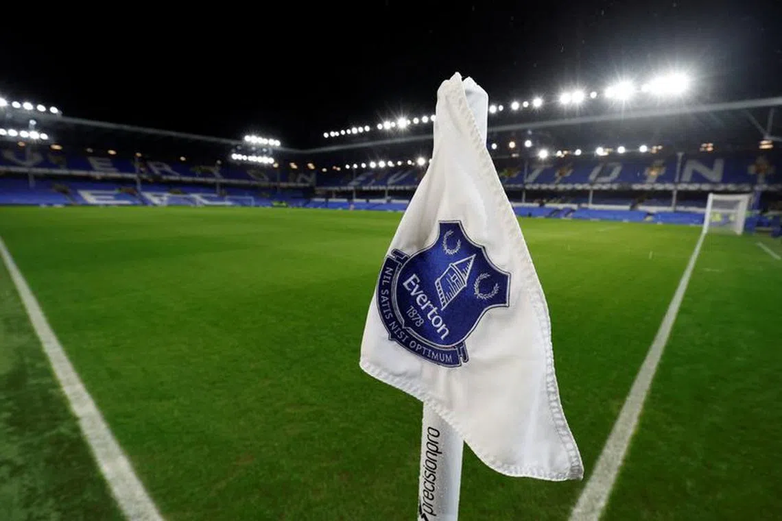 FILE PHOTO: Soccer Football - Premier League - Everton v Brighton & Hove Albion - Goodison Park, Liverpool, Britain - January 3, 2023 General view of a corner flag inside the stadium before the match Action Images via Reuters/Jason Cairnduff EDITORIAL USE ONLY. No use with unauthorized audio, video, data, fixture lists, club/league logos or 'live' services. Online in-match use limited to 75 images, no video emulation. No use in betting, games or single club /league/player publications.  Please contact your account representative for further details./File Photo