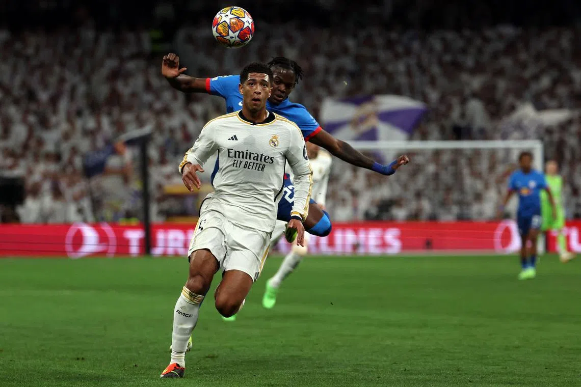 Real Madrid's English midfielder Jude Bellingham has been a success since joining the Spanish giants last summer.