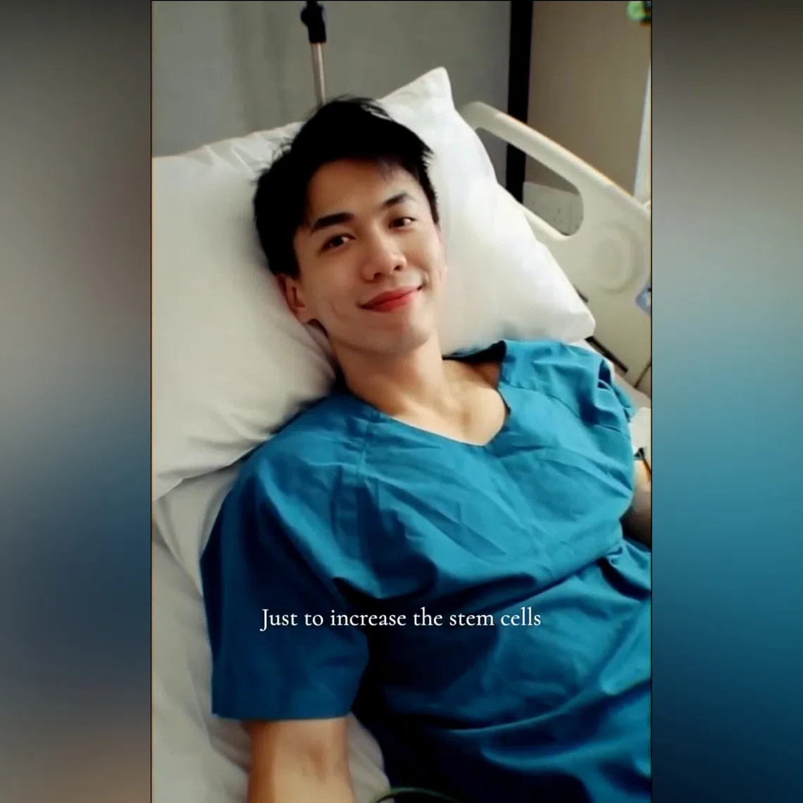 A screengrab from an Instagram video uploaded on Oct 21, in which Singaporean actor Nick Teo described his experience donating stem cells.