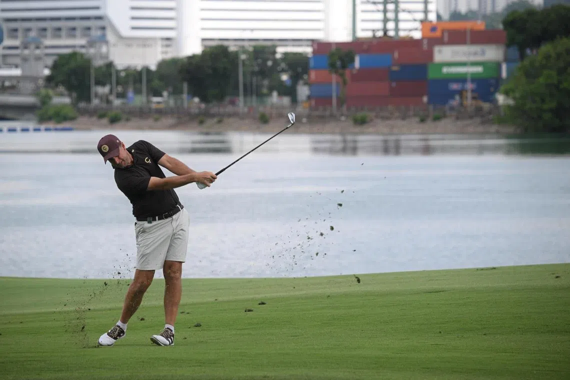 Nearly three decades as a professional golfer have given England's Richard Bland, 52, a different perspective on his sporting career.